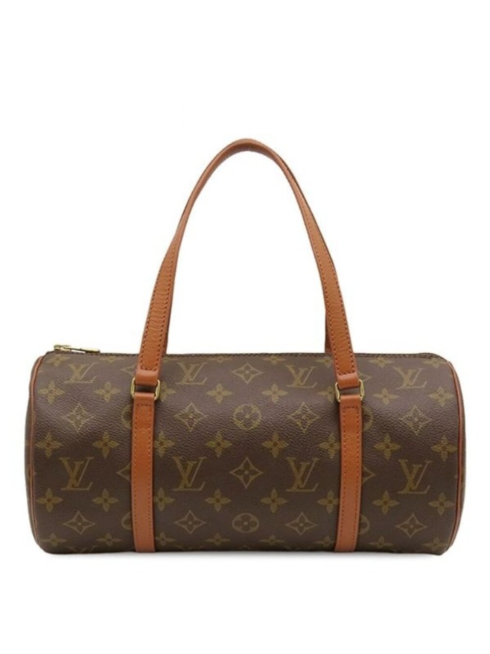 Louis Vuitton Handbag Papillon 30 Monogram Canvas Gold Brown Vintage